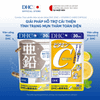  Combo viên uống DHC ngừa mụn mờ thâm (Vitamin C Hard Capsule & Kẽm ZinC) 30 ngày 