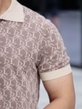  Áo POLO nam DATAMAN dệt kim, họa tiết MONOGRAM trẻ trung, chất liệu Mongtoghi mềm, nhẹ - POLODT22-02 