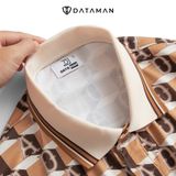  Áo POLO Unisex tay ngắn họa tiết Cube Monogram dáng Overfit - PLMN2309 