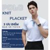  Áo Polo Nam DATAMAN trơn cổ bẻ, nẹp dệt, vải cá sấu CVC cao cấp, form slimfit - PLV2308 
