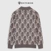  Áo Cardigan nam họa tiết Monogram chất len dày dặn, siêu mềm mịn DATAMAN - DT22 