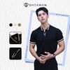 Áo Polo nam DATAMAN ngắn tay, cổ chữ V, vải cá sấu thoáng mát - PLV2307