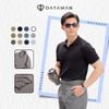 Áo POLO nam ngắn tay dệt kim DATAMAN, cổ chữ V, vải cotton chải kĩ mềm mịn, không bai xù - DT22-01