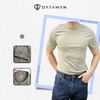 Áo cotton cổ tròn cộc tay nam DATAMAN, co giãn 4 chiều, thoáng mát, tay raglan trẻ trung - ATCT22-01