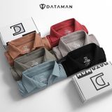  Áo POLO nam DATAMAN cổ chữ V, có ve lật, chất cotton đũa co giãn 4 chiều, thoáng mát - TPL22-01 