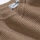  Áo len nam cổ tròn vai trễ chất liệu Mohair dày dặn siêu ấm, siêu nhẹ DATAMAN - DT23 