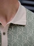  Áo POLO nam DATAMAN dệt kim, họa tiết MONOGRAM trẻ trung, chất liệu Mongtoghi mềm, nhẹ - POLODT22-02 