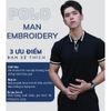  Áo Polo Nam DATAMAN cổ bẻ thêu nẹp, vải cá sấu CVC cao cấp, nam tính, trẻ trung, thanh lịch - PLV2305 