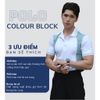  Áo Polo Nam DATAMAN phối màu, tay ngắn, vải cá sấu CVC cao cấp, nam tính, trẻ trung, thanh lịch - PLV2306 