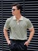Áo POLO nam DATAMAN dệt kim, họa tiết MONOGRAM trẻ trung, chất liệu Mongtoghi mềm, nhẹ - POLODT22-02