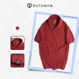  Áo POLO nam DATAMAN cổ chữ V, có ve lật, chất cotton đũa co giãn 4 chiều, thoáng mát - TPL22-01 