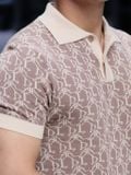  Áo POLO nam DATAMAN dệt kim, họa tiết MONOGRAM trẻ trung, chất liệu Mongtoghi mềm, nhẹ - POLODT22-02 