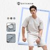Set Bộ nam Basic DATAMAN, vải xốp dập vân nổi Waves Block - DTB2312