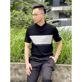  Áo POLO nam cao cấp DATAMAN cổ bẻ, dệt kim xuất xịn, chất liệu mềm mại, họa tiết FJ tay áo, dáng polo golf - ALPL2307 