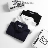  Áo POLO nam cao cấp DATAMAN cổ bẻ, dệt kim xuất xịn, chất liệu mềm mại, họa tiết FJ tay áo, dáng polo golf - ALPL2307 