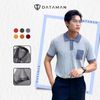 Áo POLO nam ngắn tay dệt kim DATAMAN, vải mongtoghi, có túi ngực - PLL23-02