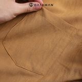  Áo sơ mi đũi cổ tàu dài tay chất liệu đũi xước mềm nhẹ DATAMAN - SMDT22-01 