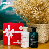  Combo Chăm Sóc Cơ Thể Tảo Nhật Cỏ Cây Hoa Lá 300ml da trắng hồng bật tông 
