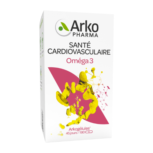  H.OMEGA3 ORIG.MARINE 180CAPS - Viên uống bổ sung Omega 3 Arkogelules (hộp 180 viên) 
