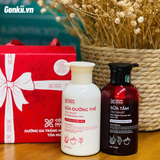  Combo Chăm Sóc Cơ Thể Tảo Nhật Cỏ Cây Hoa Lá 300ml da trắng hồng bật tông 