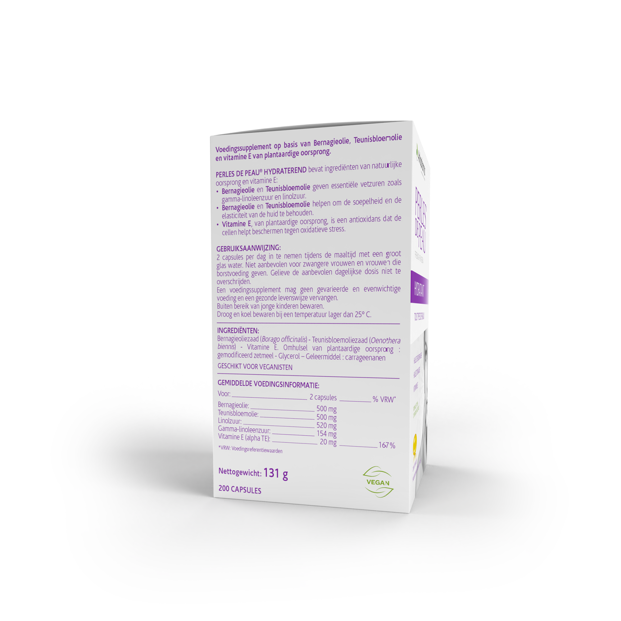  Dưỡng ẩm đẹp da - PERLES PEAU HYDRATANT X180 (hộp 180 viên) 