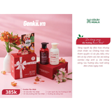  Combo Chăm Sóc Cơ Thể Tảo Nhật Cỏ Cây Hoa Lá 300ml da trắng hồng bật tông 