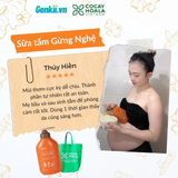 Sữa Tắm Thảo Dược Hữu Cơ Gừng Nghệ Cỏ Cây Hoa Lá 500gr Làm Sạch Sâu, Ngăn Ngừa Mụn Trên Da 