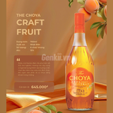  Rượu mơ Choya Craft Fruit 