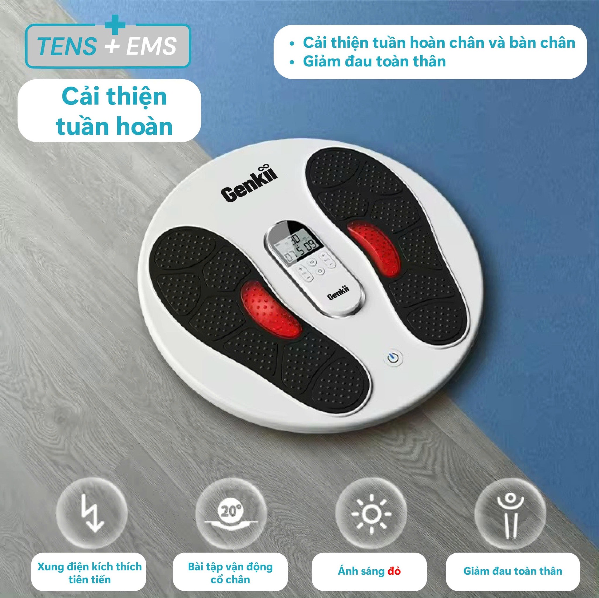 Máy mát-xa chân và cơ thể - Genkii ZEN+ – Genkii.vn
