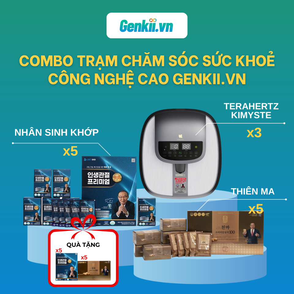  COMBO TRẠM CHĂM SÓC SỨC KHOẺ CÔNG NGHỆ CAO GENKII.VN 