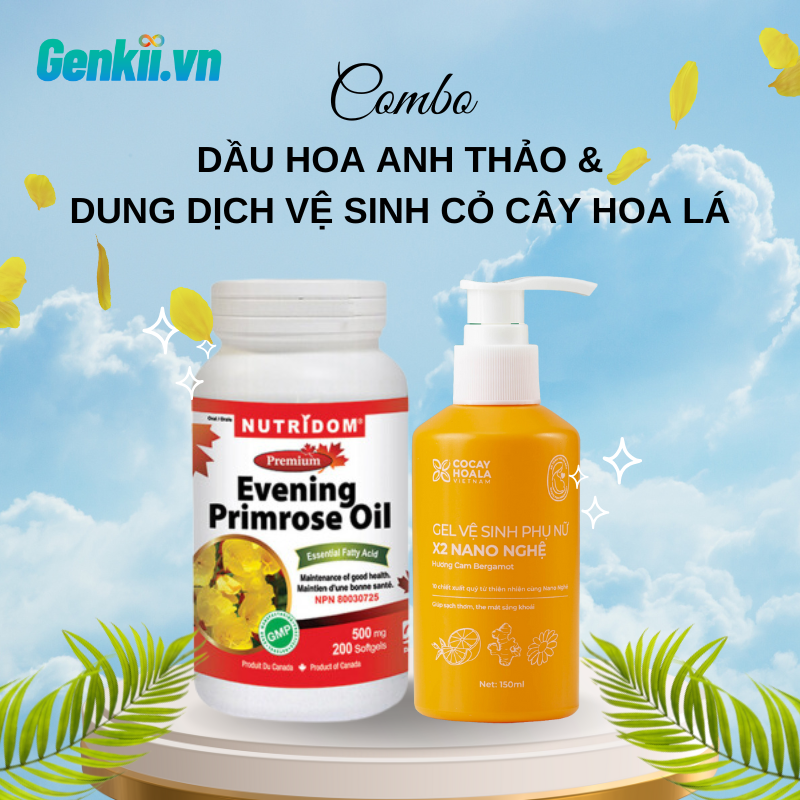  Combo Dầu Hoa Anh Thảo & Dung dịch Vệ sinh Cỏ cây Hoa lá 