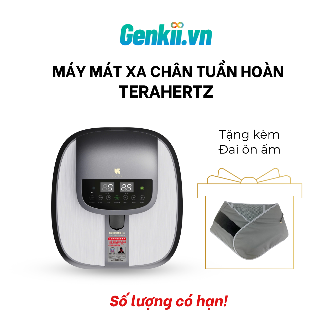 Máy massage chân thư giãn TERAHERTZ (Schumann TCC) 