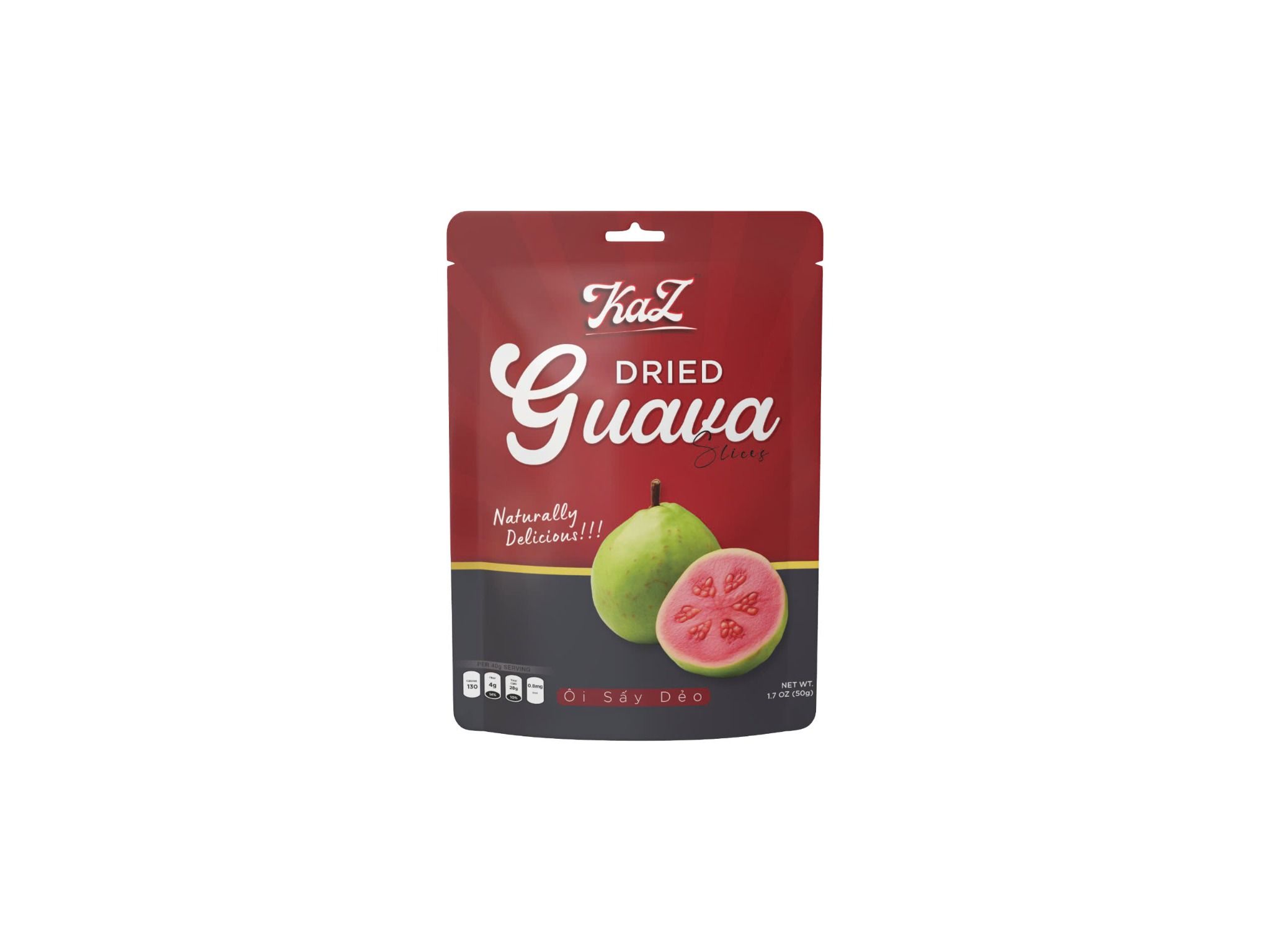  TRÁI CÂY SẤY DẺO - KAZ 50G - Soft Dried Guava 