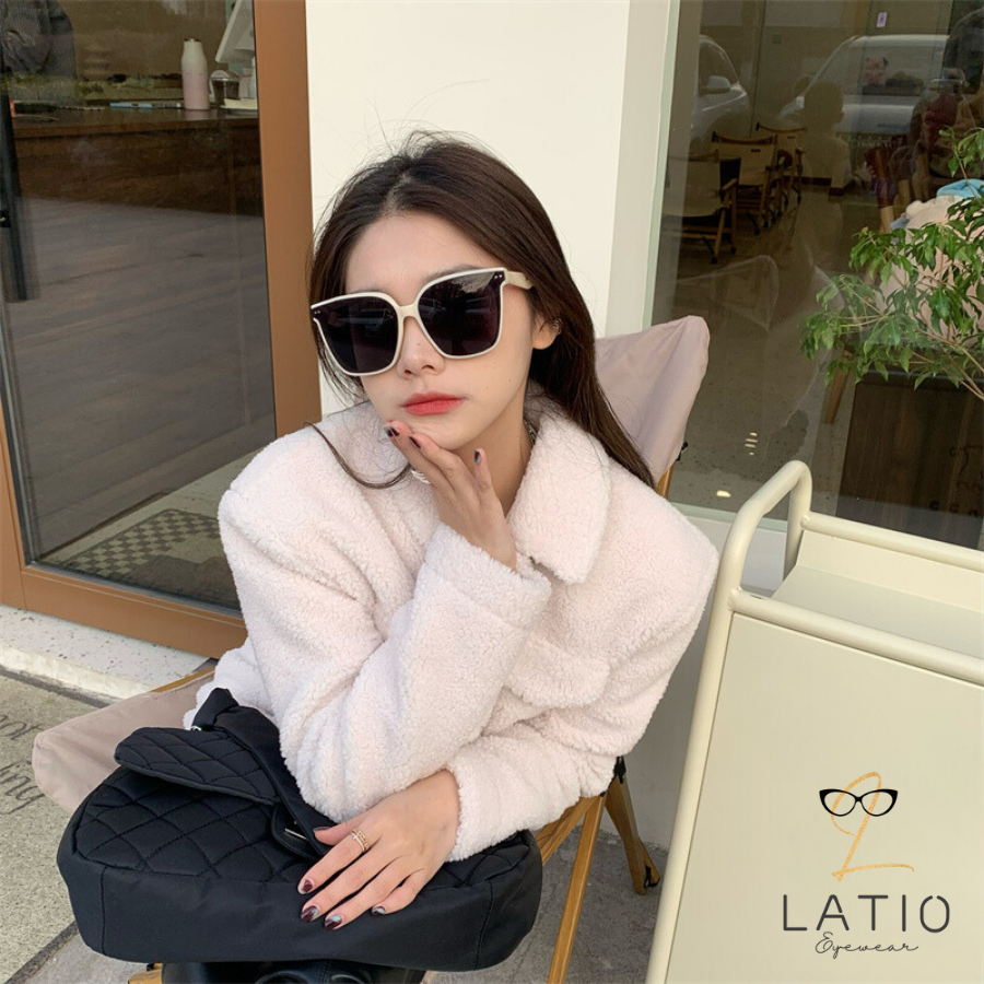 Kính râm nam nữ LATIO cá tính, thiết kế gọng vuông basic