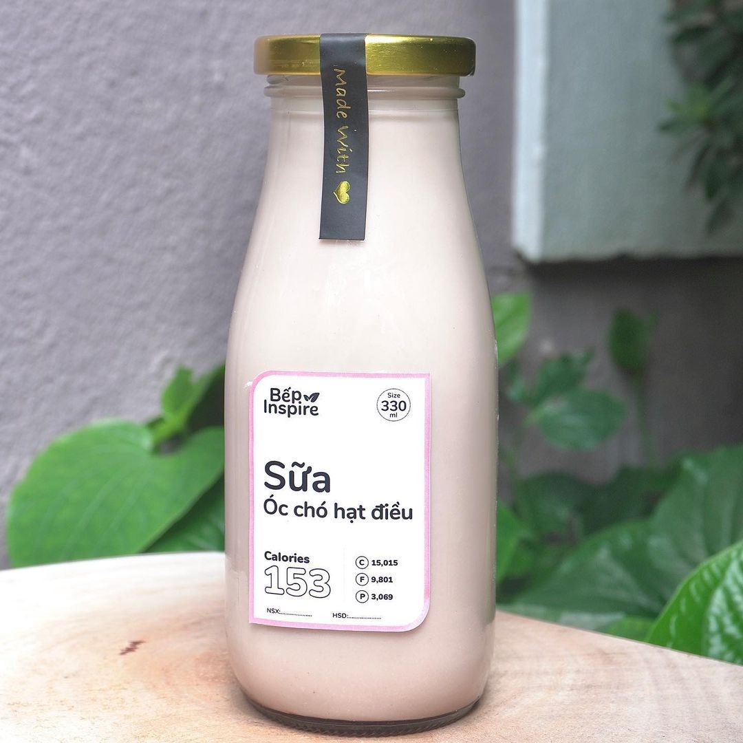  Sữa óc chó hạt điều 