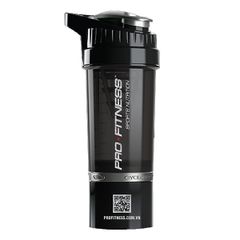 Bình Shaker 3 ngăn chính hãng Profitness Sport Nutrition Viet Nam có lò xo đựng Mass, Whey, BCAA tiện lợi (500ml)