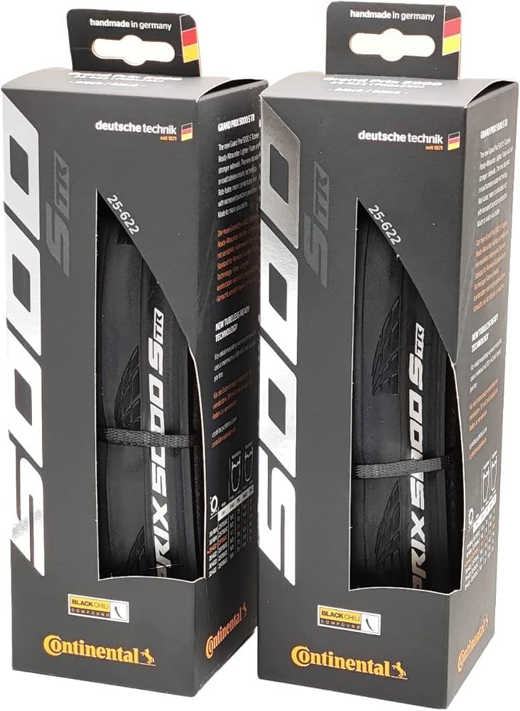 Vỏ Xe Đạp Gấp 700X25C CONTINENTAL Grand Prix 5000 STR - Foldable Bicycle Tire Black/Black