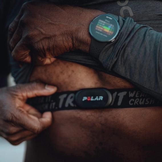 Polar H10 Text | Đai Đo Nhịp Tim Polar H10 Heart Rate Sensor Black With Text
