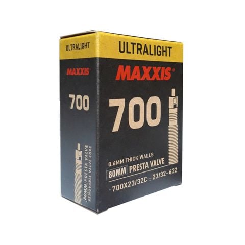 Ruột Xe Đạp 700X23/32C 80mm Van Nhỏ MAXXIS Ultralight Bicycle Tube