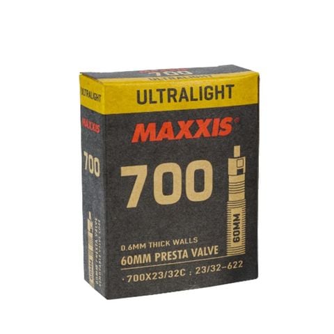 Ruột Xe Đạp 700X23/32C 60mm Van Nhỏ MAXXIS Ultralight Bicycle Tube