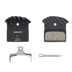Gôm Thắng Đĩa Xe Đạp SHIMANO J05A-RF Resin Pad W/ Fin (J05A-RF) – 1 Cặp, Pad Spring, W/Split Pin, Combo Disc Brake Pad