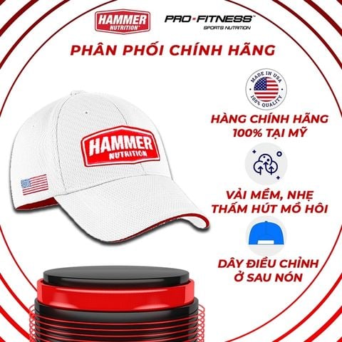 Nón lưỡi trai thể thao Hammer cao cấp - Mũ lưỡi trai thể thao thấm hút mồ hôi cực tốt dành cho cả nam và nữ