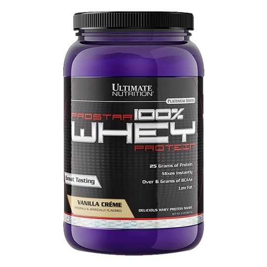 Whey Protein tăng cơ giảm mỡ Prostar 100% Ultimate Nutrition - Whey Isolate cao cấp hấp thụ protein (Hũ 907g)