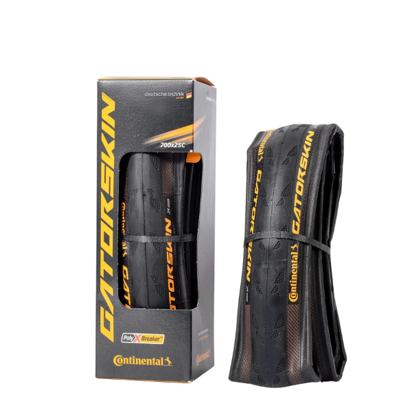 Vỏ Xe Đạp Gấp 700X25C CONTINENTAL Gatorskin Foldable Bicycle Tire Black/Black