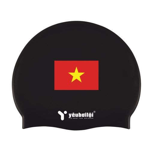 Mũ Bơi Silicone Cờ Việt Nam YBL2202