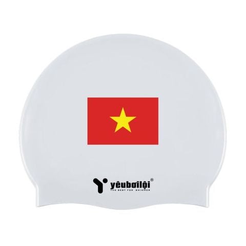 Mũ Bơi Silicone Cờ Việt Nam YBL2202