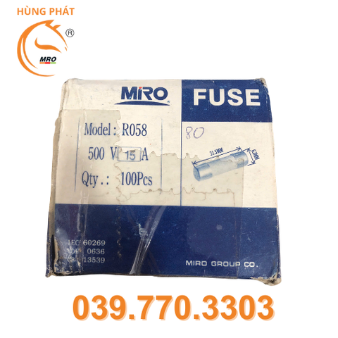 Cầu Chì Sứ Miro Model R058