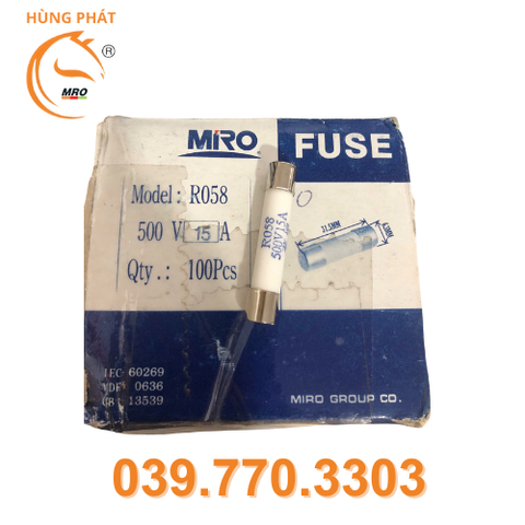 Cầu Chì Sứ Miro Model R058