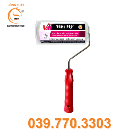 Cọ lăn sơn Việt Mỹ 15cm