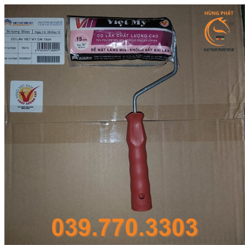 Cọ lăn sơn Việt Mỹ 15cm